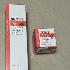 Brightening Serum and Hydrating Lip Mask Set